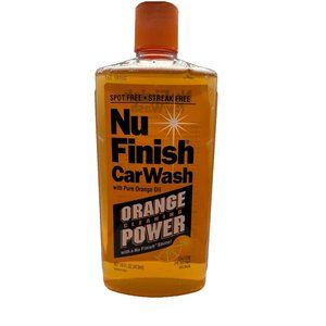Nu Finish Car Wash With Pure Orange Oil Orange Cleaning Power spot free